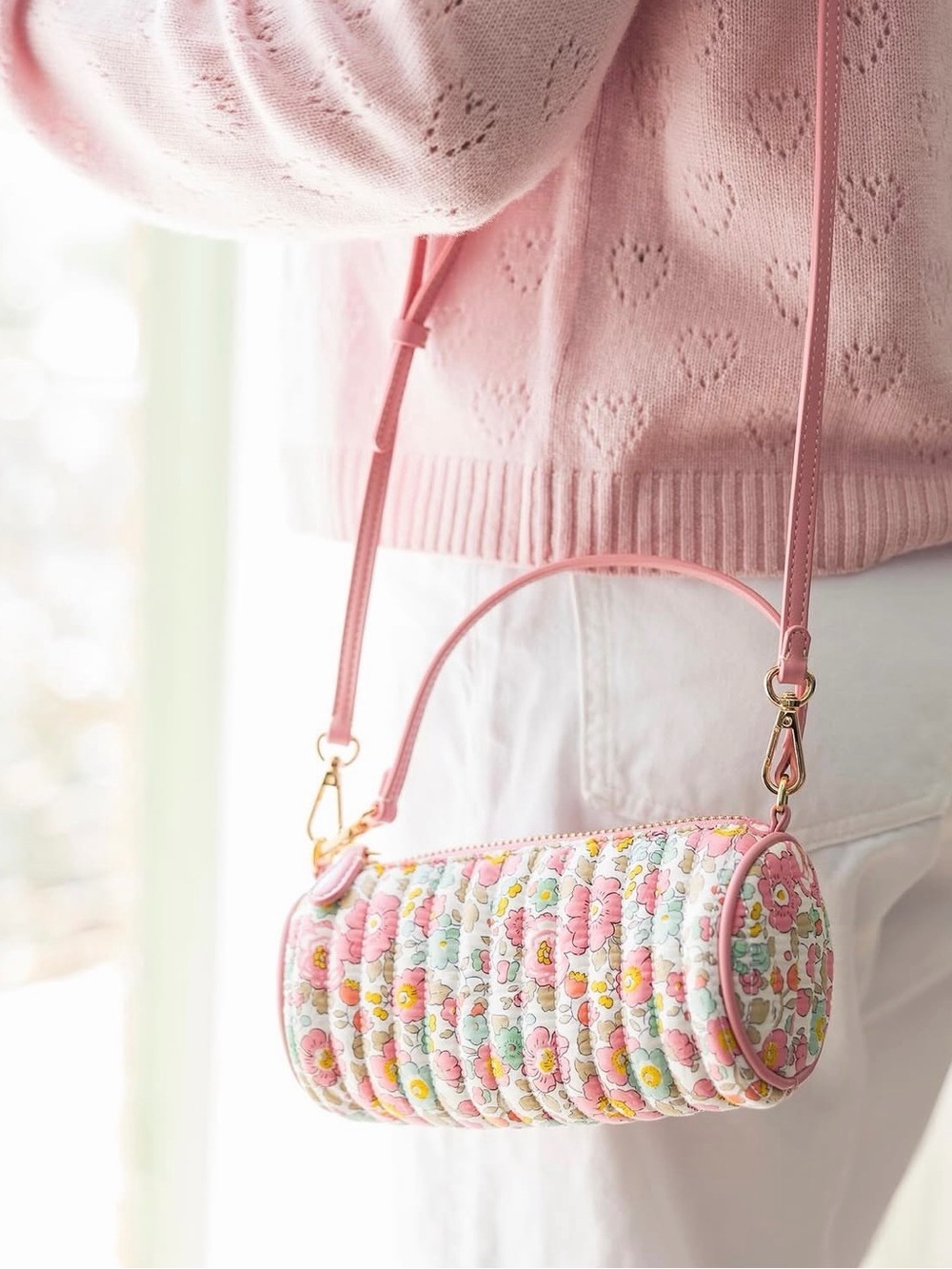 SCL x Liberty London Mini Barrel Bag